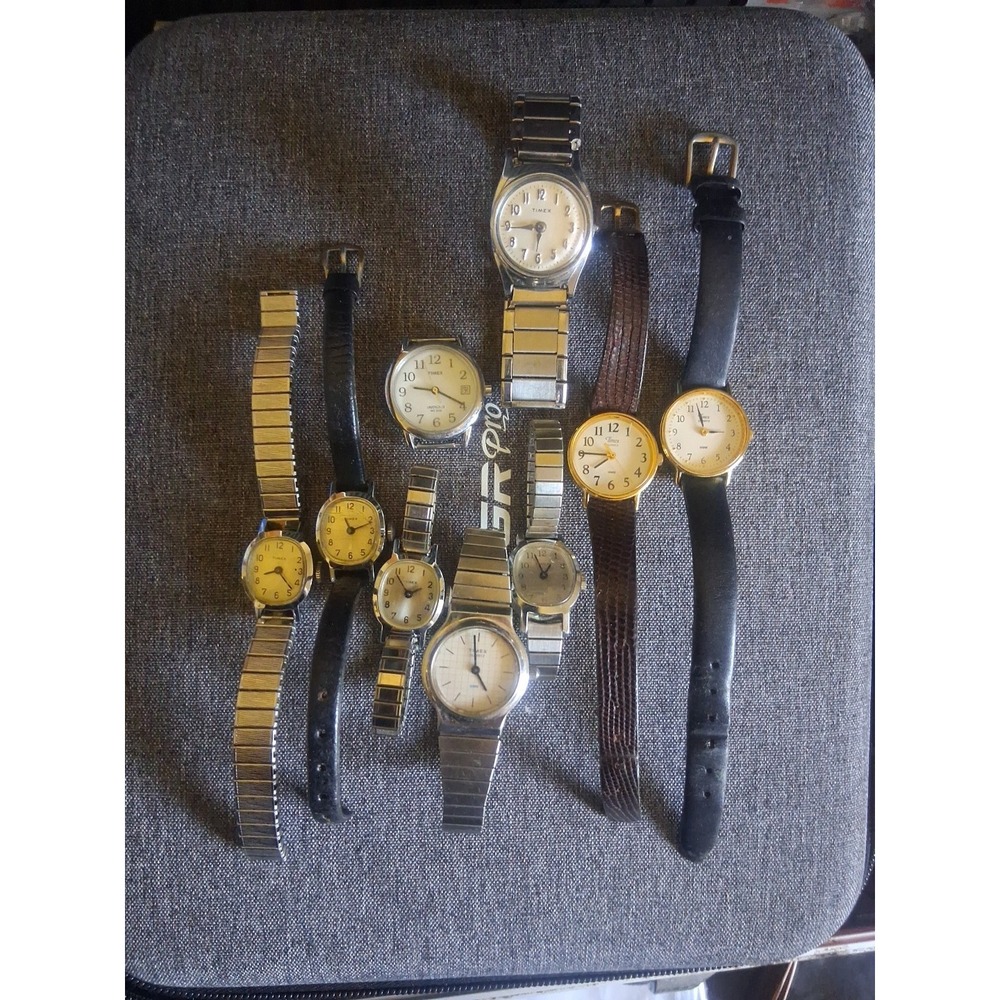 Womens Estate Timex Watch Lot Not Running Untested Some Have Broken Bands